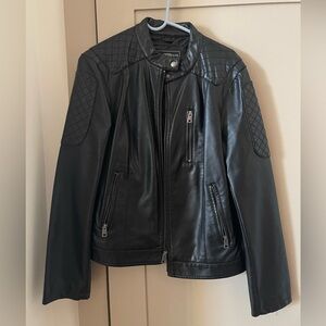 Levi's Women's Faux Leather Motocross Racer Jacket - XL